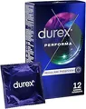 Produktbild: Durex Performa Kondome – Aktverlängernde Kondome mit 5% benzocainhaltigem Gel