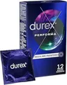 Produktbild: Durex Performa Kondome – Aktverlängernde Kondome mit 5% benzocainhaltigem Gel