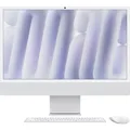 Produktbild: Apple iMac 24 Retina 4.5K (M4, 2024)  61 cm (24 Zoll) Silber 16 GB RAM 256 GB...