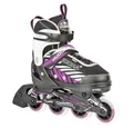 Produktbild: HUDORA Inline Skates Mia/Leon - Inliner für Kinder/Jugendliche & Erwachsene in versch. Größen & Farben - Roller Skates bis zu 4 Größen verstellbar - bequeme & stilvolle Rollerskates