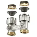 Produktbild: Oventrop - Zweirohrhahnblock Absperrverschraubung Üm 3/4' X Ag 3/4', Durchgangsform