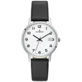 Produktbild: Dugena Damen Uhr 4460738 Moma Leder schwarz - Silber