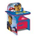 Produktbild: ARDITEX – Kinder-Schreibtischstuhl aus Holz mit Textilbox von Paw Patrol – 62x30x60cm – Farbe Blau – Ideal zum Basteln, Lernen oder Spielen.