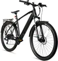 Produktbild: Bergsteiger Cannock 26 Zoll E-Bike mit 250 Watt Motor 36V 12Ah, StVZO-Vollausstattung, Hydraulikbremsen, Aluminium Ebike Mountainbike Herren & Damen, Farbdisplay, Shimano 24 Gang-Schaltung,