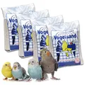 Produktbild: 10 kg Vogelsand Naturweiss mit Kalk u. Anis (4 x 2,5 kg) hygienisch + keimfrei in Bester Qualität