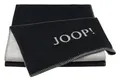 Produktbild: JOOP! Melange Doubleface Wohn- Kuscheldecke 150x200 cm Anthrazit-Silber 706218