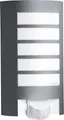Produktbild: Steinel L 12 S 657819 Außenwandleuchte mit Bewegungsmelder Energiesparlampe, LED E27 60W Anthrazit