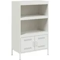 Produktbild: vidaXL Highboard Weiß 68x39x113 cm Stahl 842975