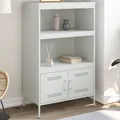 Produktbild: vidaXL Highboard Weiß 68x39x113 cm Stahl