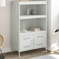 Produktbild: Highboard Weiß 68x39x113 Cm Stahl - Vidaxl