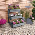 Produktbild: Promadino Pflanztreppe mit Kästen, grau