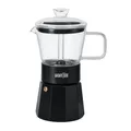 Produktbild: Verona Espressokocher aus Glas, schwarz, 6 Tassen, in Geschenkverpackung