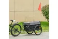 Produktbild: HOMCOM Fahrradlastenanhänger Transportanhänger für Fahrrad mit 20 Zoll-Luftreifen, Schwarz+Grau 130 x 64 x 64,103 cm