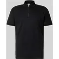 Produktbild: SELECTED HOMME Regular Fit Poloshirt aus Baumwoll-Mix Modell 'FAVE' in Black, Größe L
