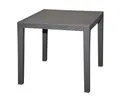 Produktbild: Gartentisch in anthrazit - 79 x 79 cm - Bistro Tisch Beistelltisch