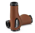 Produktbild: ROCKBROS Griff Fahrradgriffe Lenkergriffe Ergonomiegriffe (Spar-Set, 2-St., 13 cm lang ergonomisch), ergonomisch, rutschfest, Lederoptik, 22 mm