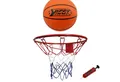 Produktbild: Best Sporting Basketballkorb Basketballkorb Outdoor Wandmontage Set mit Basketball und Pumpe, Stabiler Basketball Korb Outside mit Standard Ø 45 cm und Netz