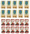 Produktbild: Testpaket De Cecco Semola Remillierter italienischer Hartweizengrieß ( 10 x 1Kg ) + Italian Gourmet Pelati 100% italienische geschälte Tomaten dosen ( 12 x 400g )