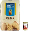 Produktbild: 4x De Cecco Hartweizengrieß - Semola di grano duro rimacinata, Grieß durum + Italian Gourmet polpa 400g