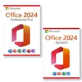 Produktbild: Microsoft Office 2024 Standard + Microsoft Office 2024 Professional Plus Lizenz für 3 PC