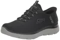 Produktbild: Skechers Herren Summits High Range Slip-in Slipper, Schwarz/Dunkelgrau, 46 EU