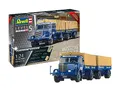 Produktbild: Revell 07580 Büssing 8000 S 13 mit Trailer Truckmodell Bausatz 1:24