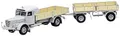 Produktbild: Revell 07580 Büssing 8000 S 13 mit Trailer Truckmodell Bausatz 1:24