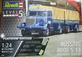 Produktbild: REVELL® 07580 1:24 BÜSSING 8000 S 13 MIT / WITH TRAILER  NEU OVP