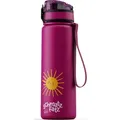 Produktbild: Schmatzfatz Trinkflasche Für Kinder 500 ml - BPA-freie Wasserflasche Aus Tritan-Kunststoff Mit Auslaufsicherem 1-Klick-Verschluss, Geschmacksneutr... - Lila