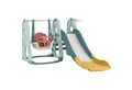 Produktbild: KOMFOTTEU Spielturm, 4 in 1 Kinderschaukel, Spielplatz inkl. Ball & Pumpe