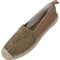 Produktbild: Palado Espadrilles Damen Serd by Sila Sahin - elegante Slipper für lässige Sommerlooks - modische Sommerschuhe - bequeme Loafer Beige UK4,5 - EU37