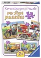 Produktbild: Ravensburger Puzzle Kinderpuzzle 2, 4, 6, 8 Teile - Bei der Arbeit, Puzzleteile