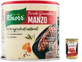 Produktbild: 3x Knorr Brodo Granulare Manzo, Granulat-Rinderbrühe, Glutenfrei 135g+Polpa 400g