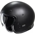 Produktbild: Motorrad Helm S - HJC V31 Solid Retro Jethelm mit Sonnenblende schwarz matt