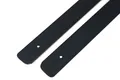 Produktbild: Endleiste Winkelleiste Seiteleiste Arbeitsplatte Schwarz mit Löcher 28mm L+R Set