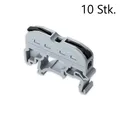 Produktbild: 10 Reihenklemme Hebelklemme Schwarz für Hutschiene Verbindungsklemme Kabelklemme