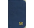 Produktbild: Adressbuch Telefonbuch Kladde Register 72 Seiten Messingecken 13x20,5cm BLAU