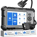 Produktbild: TOPDON OBD2 diagnosegerät Auto AD500, 4 Systemdiagnosen für ABS SRS Motor und Getriebe, 6 Servicefunktionen für Öl, BMS, SAS, DPF, TPMS und Drosselklappe regulieren, kostenlosem Lifetime-Upgrade
