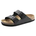 Produktbild: BIRKENSTOCK Sandale Arizona, Superlauf, Birko-Flor, schwarz, normal, Größe 42 1018222-42 (Pantolette Schuh Halbschuh Latsche Zweischnaller Berufsschuh Schuhe Birki Arizona Slipper Pantoffel)