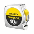 Produktbild: STANLEY Maßband Bandmaß Powerlock (Kunststoffgehäuse, Maßband 10 m Länge, 25 mm Breite, metrische Skalierung, Gürtelclip) 1-33-442