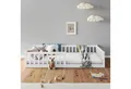 Produktbild: IDIMEX Hausbett GUSTAVO, Bodenbett mit Rausfallschutz Kinderbett Montessori