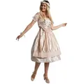 Produktbild: dressforfun Dirndl Frauenkostüm Midi-Dirndl Traunstein Modell 2 beige|rosa M