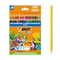 Produktbild: BIC Kids Buntstifte aus 100% verantwortungsvoll angebautem Holz, zum malen, in 36 Farben