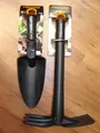 Produktbild: 2tlg. Fiskars Kombihacke und Blumenkelle, Gartenhacke, Grubber, Garten