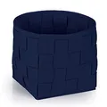 Produktbild: N8WERK Filz-Aufbewahrungskorb 32x32x32cm | Ideal zur Aufbewahrung von Kaminholz & Zeitschriften | Strapazierfähig & vielseitig | Faltbarer Aufbewahrungskorb passend für Regale [Dunkelblau]