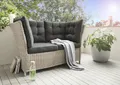 Produktbild: Destiny Loungesofa PALMA 2-Sitzer, inkl. Auflagen, Polyrattan, vintage weiß