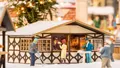 Produktbild: NOCH, Weihnachtsmarktstand – 8 x 5 cm, 1/87, NOC14392