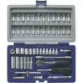 Produktbild: Steckschlüsselsatz Set Sortiment Kasten 54-teilig 1/4 Zoll Kunzer 71454