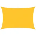 Produktbild: vidaXL Sonnensegel, UV Schutz Sonnenschutz für Terrasse Balkon Garten, Windschutz Wetterschutz Rechteckig, Sonnendach, 160g/m² Gelb 5x6m HDPE