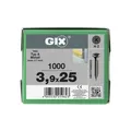 Produktbild: Spax GIX-D Trompetenkopf 3,9 x 25 H2 BOHRSPITZE PHOSPH MAGAZINIERT 1000 Stk